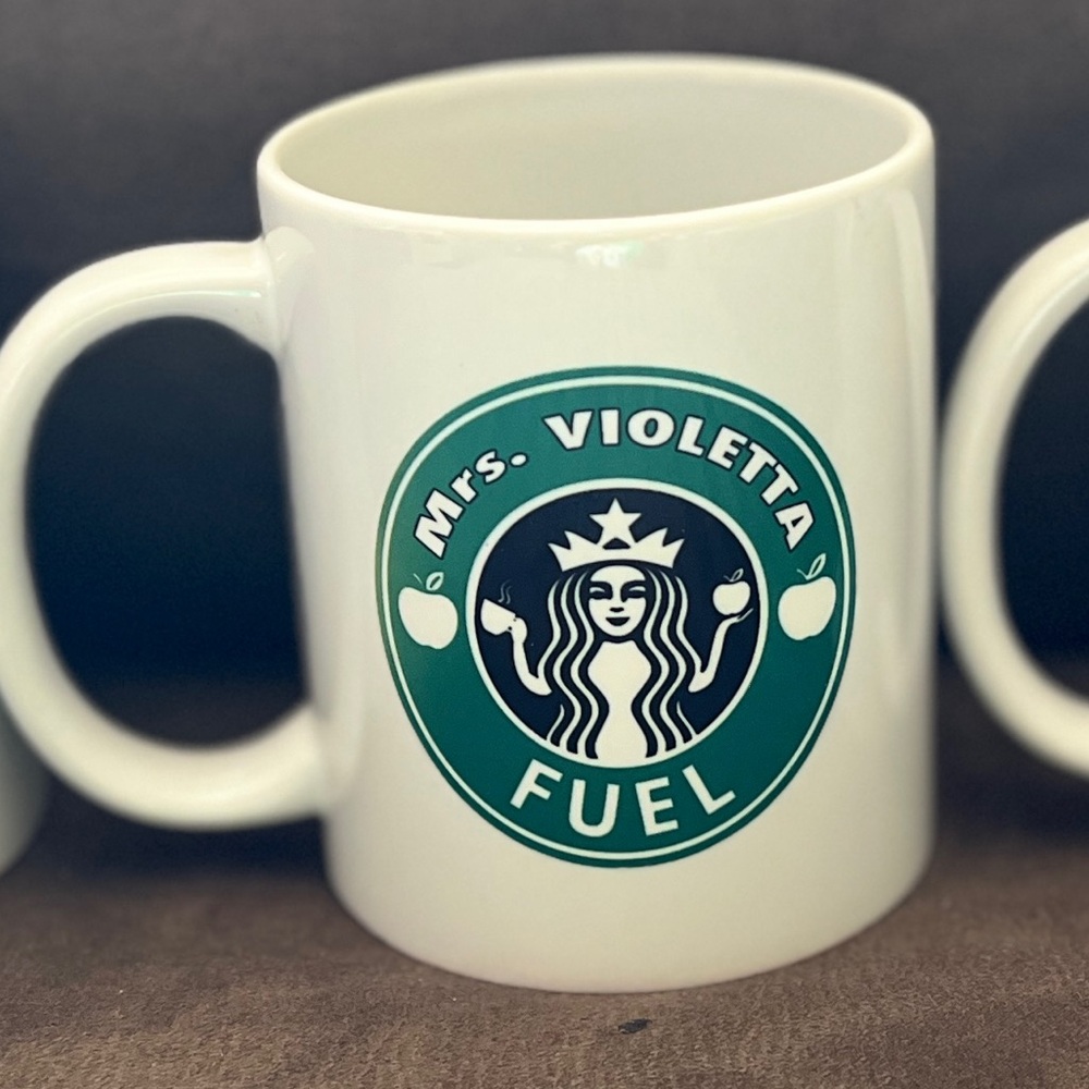 Cricut White and Green Coffee & Tea Mug Kitchen Essential